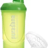 Purasana Plastic Shaker 500ml Groen (1 stuk)