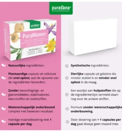 Purasana PuraWomen (30 vega capsules)