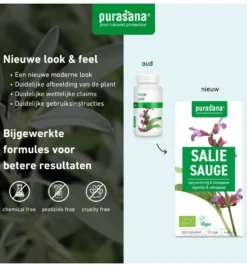 Purasana Salie/Sauge Vegan Bio (120 vega capsules)
