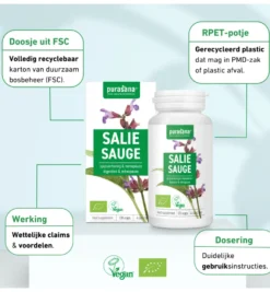 Purasana Salie/Sauge Vegan Bio (120 vega capsules)