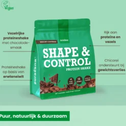 Purasana Shape & Control Plant Protein Chocolade (350 gr)