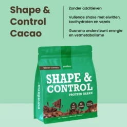 Purasana Shape & Control Plant Protein Chocolade (350 gr)