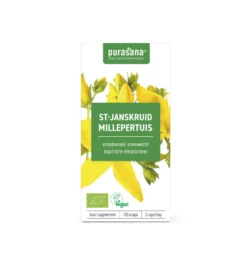 Purasana Sint Janskruid Millepertuis Vegan Bio (120 vega capsules)