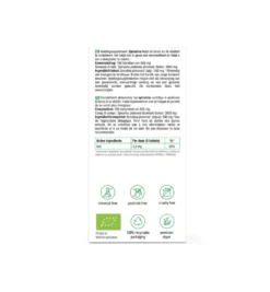 Purasana Spirulina Vegan Bio (180 tabletten)
