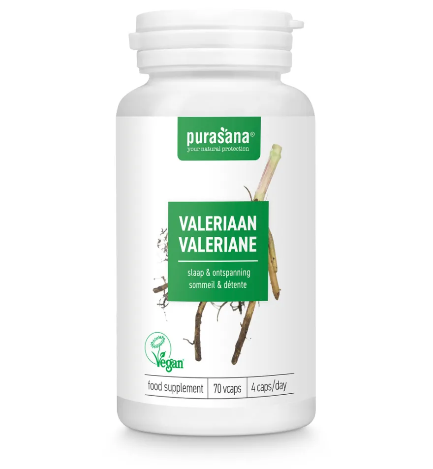 Purasana Valeriaan/Valeriane Vegan (70 capsules)