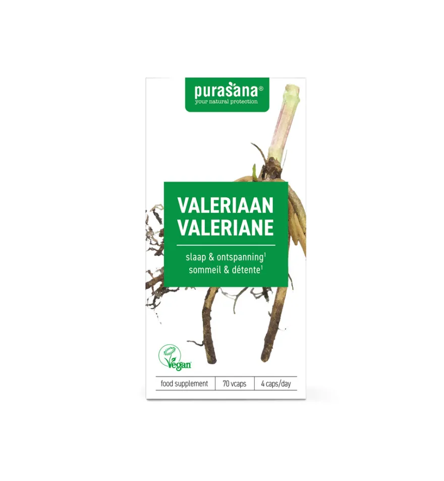 Purasana Valeriaan/Valeriane Vegan (70 capsules)