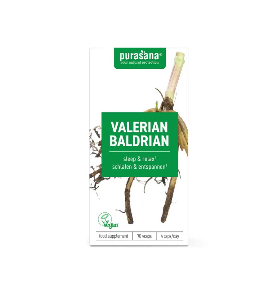 Purasana Valeriaan/Valeriane Vegan (70 capsules)