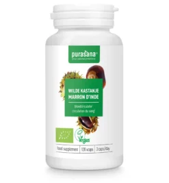Purasana Wilde Kastanje/Marron D’Inde Vegan Bio (120 vega capsules)