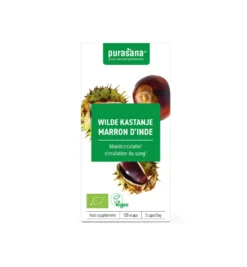 Purasana Wilde Kastanje/Marron D’Inde Vegan Bio (120 vega capsules)