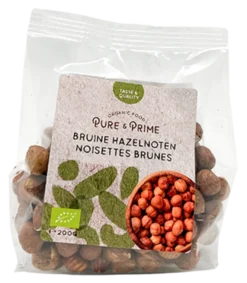 Pure & Prime Hazelnoten Bruin Bio (200 gr)