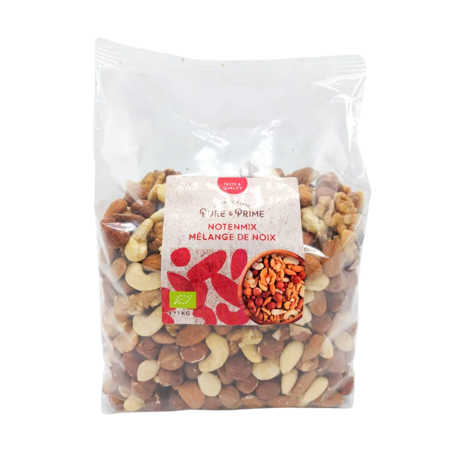 Pure & Prime Notenmix Bio (1000 gr)