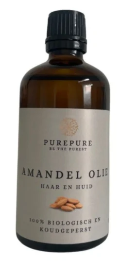 PurePure Amandel Olie Haar en Huid (100 ml)