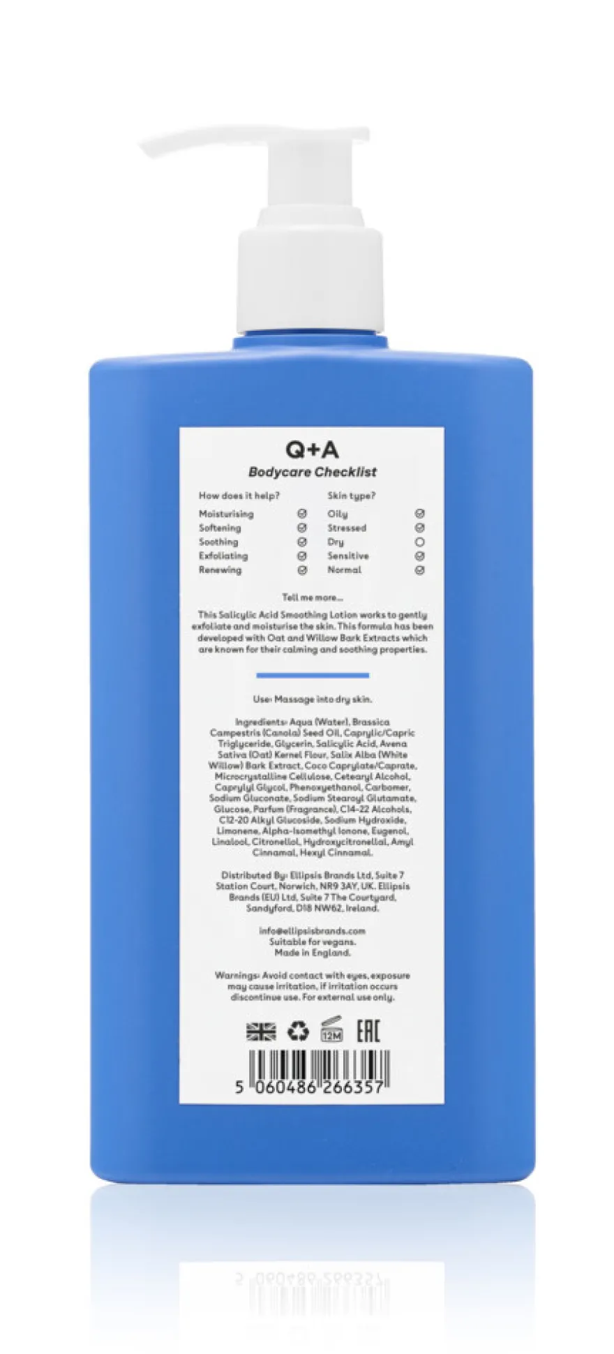 Q+A Bodylotion Salycylic Acid (250 ml)