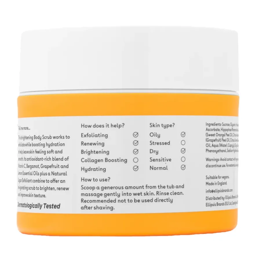 Q+A Bodyscrub Vitamine C (200 ml)