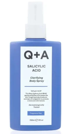 Q+A Salicylic Acid Clarifying Body Spray (150 ml)