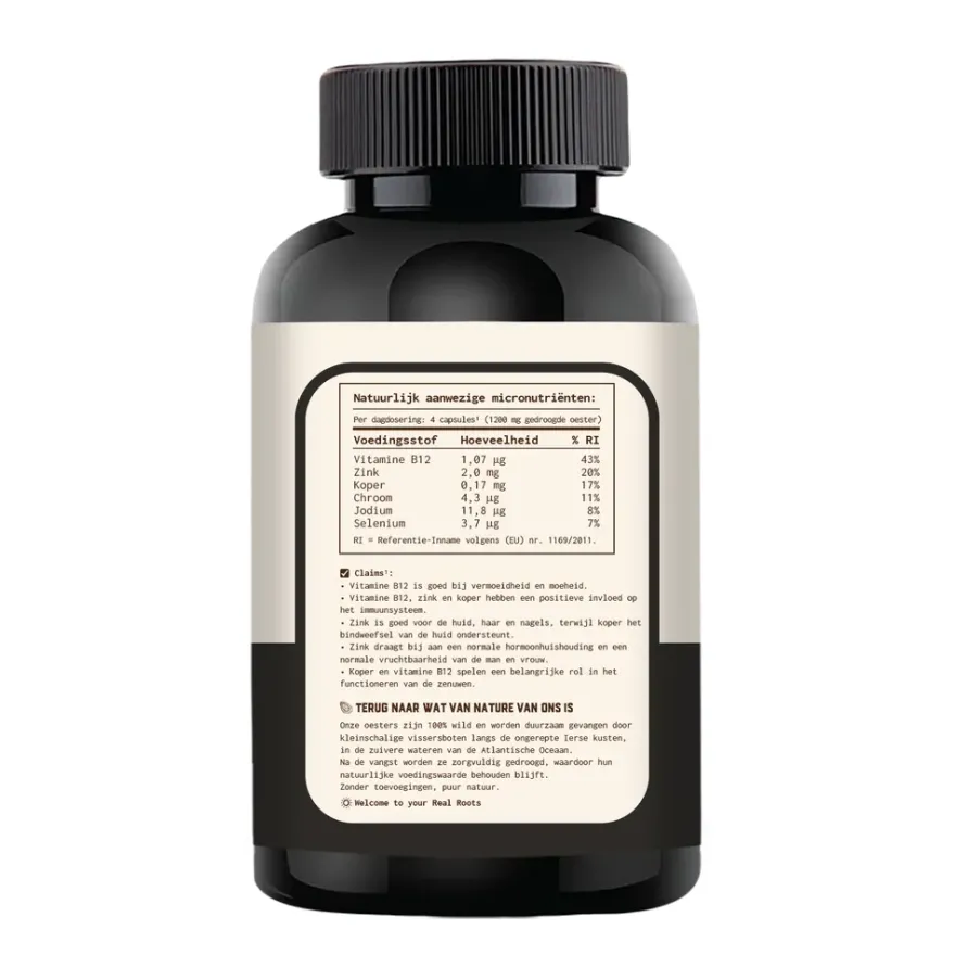 Real Roots Oester Capsules (120 capsules)