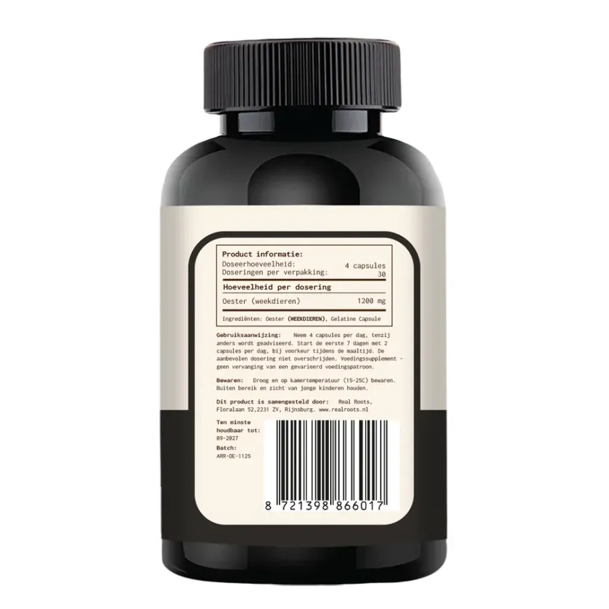 Real Roots Oester Capsules (120 capsules)