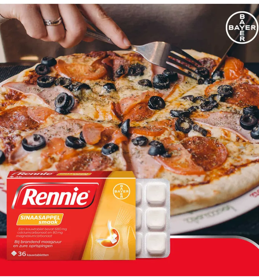 Rennie Sinaasappel (36 tabletten)