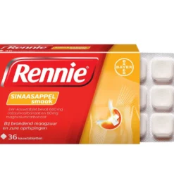 Rennie Sinaasappel (36 tabletten)