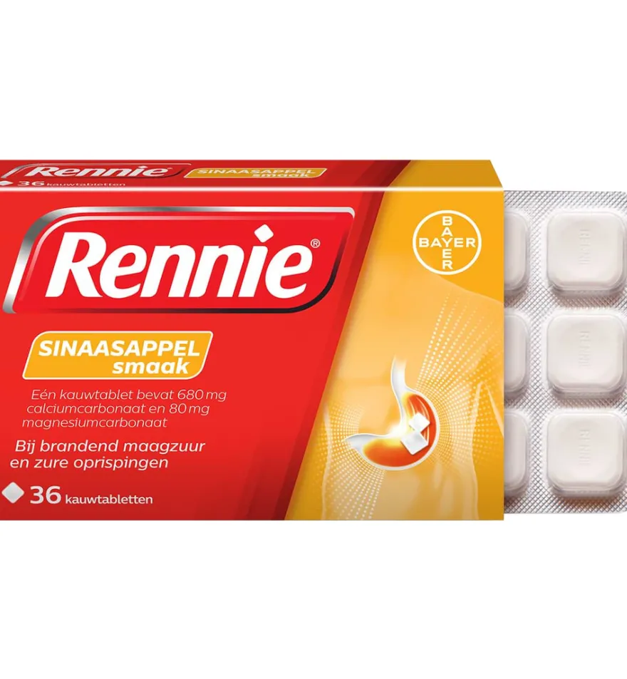 Rennie Sinaasappel (36 tabletten)