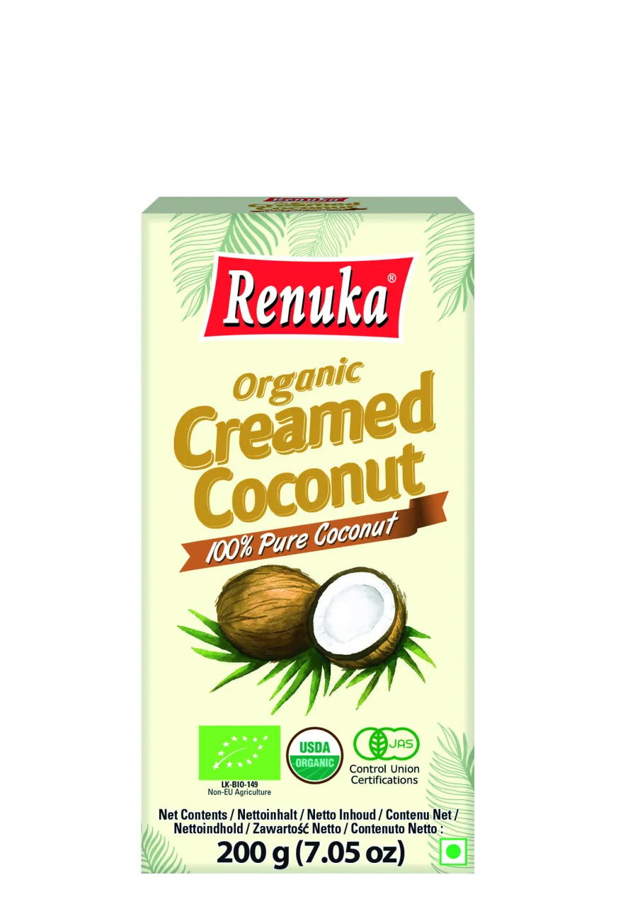 Renuka Biologische Kokoscrème (200 gr)