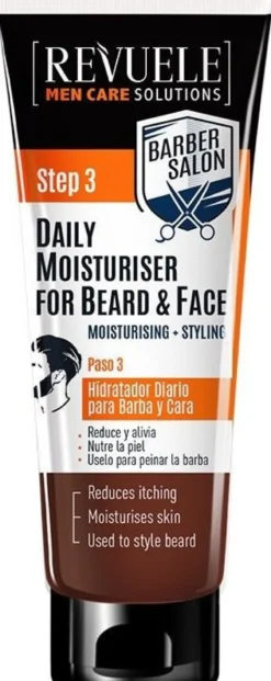 Revuele Men Care Beard & Face Moisturiser (80 ml)