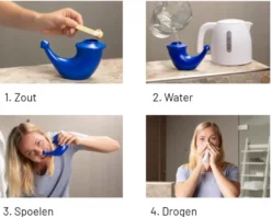 Rhino Horn Neusdouche Blauw (1 stuk)