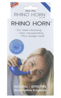 Rhino Horn Neusdouche Blauw (1 stuk)