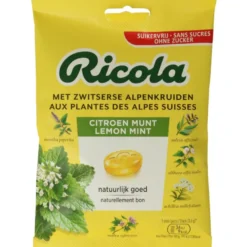 Ricola Citroen Munt Suikervrij (75 gr)