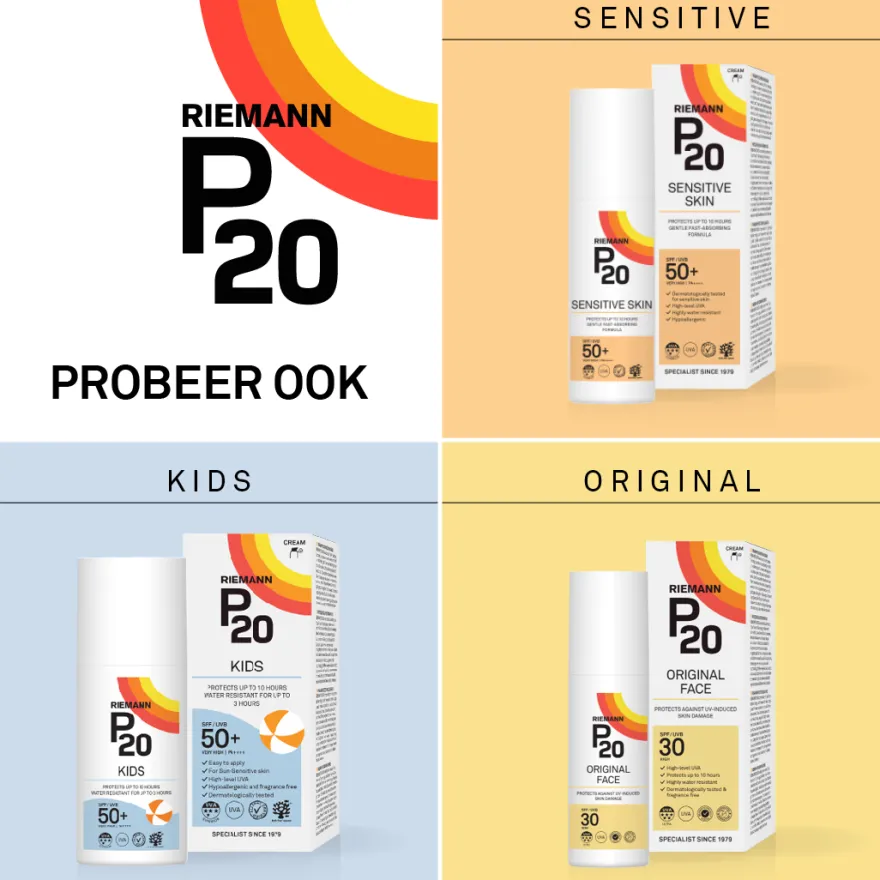 Riemann P20 Sensitive Face SPF50+ Creme (50 gr)