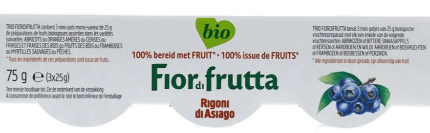Rigoni di Asiago Fruitbeleg mix 25gram bio (3 stuks)