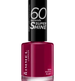 Rimmel London 60sec Supershine nagellak : 320 – Rapid Ruby (8 ml)