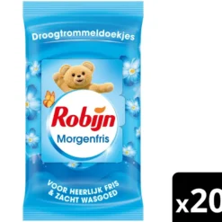 Robijn Droogtrommeldoekjes Morgenfris (20 stuks)