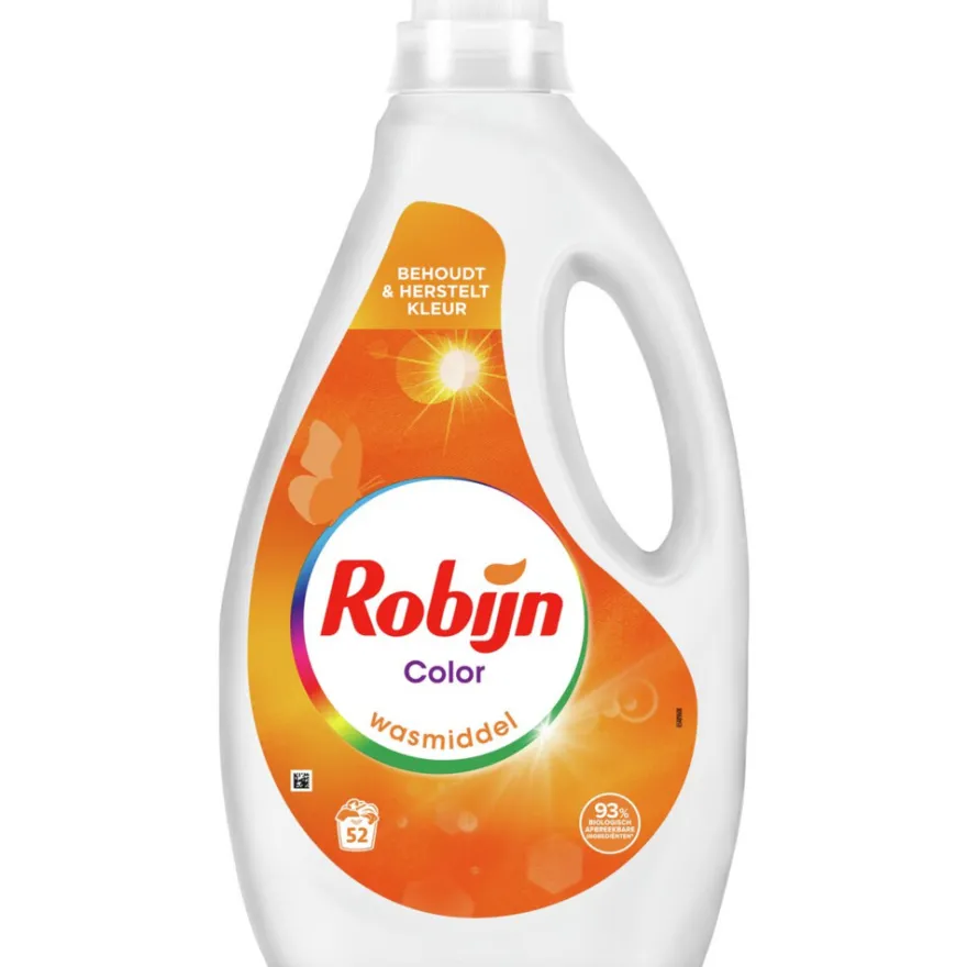 Robijn Vloeibaar Wasmiddel Color 52 Wasbeurten (2600 ml)