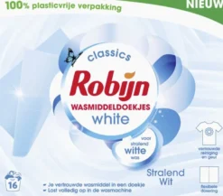 Robijn Wasmiddeldoekjes Wit (16 stuks)