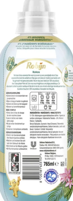 Robijn Wasverzachter Kokos Sensation (765 ml)