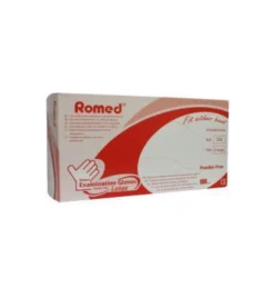 Romed Latex handschoen niet steriel poedervrij XL (100 stuks)