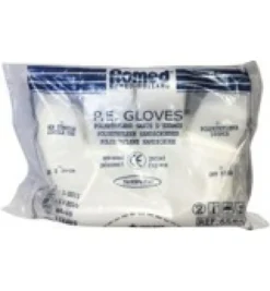 Romed Polyester handschoen ruw (100 stuks)