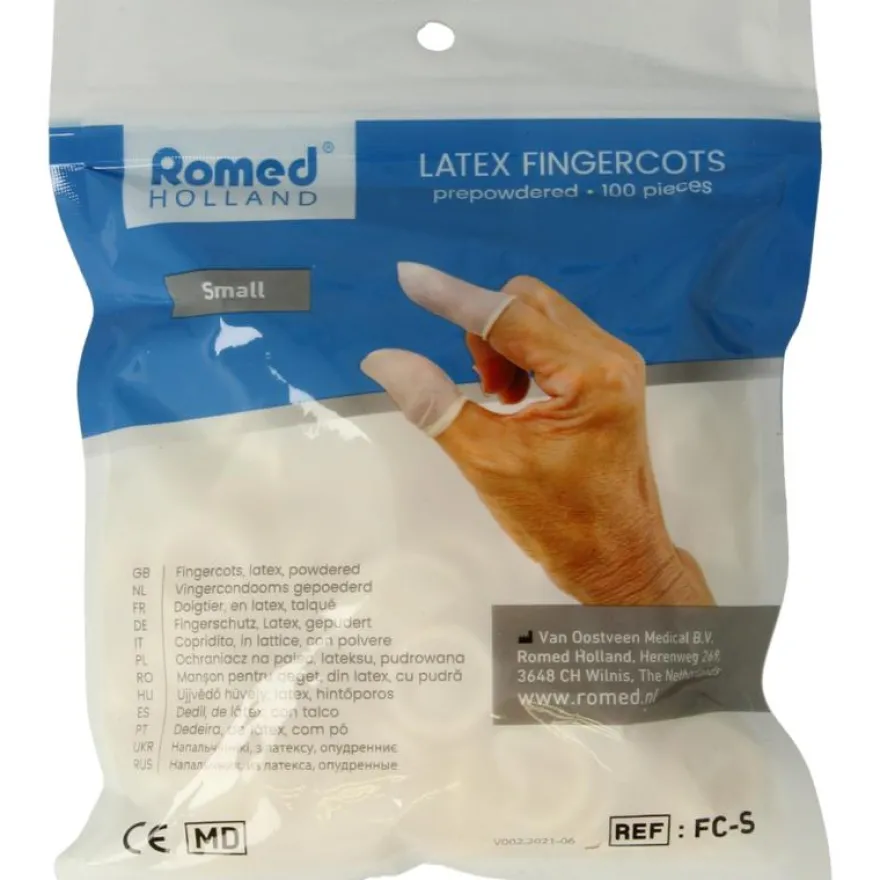 Romed Vingercondooms Latex S (100 stuks)