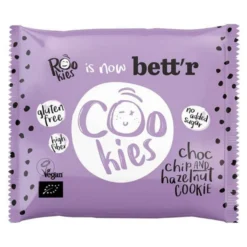Rookies Cookie Choc Chip & Hazelnut Glutenvrij Bio (40 gr)