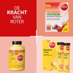 Roter cranberry duopack (20 bruistabletten)