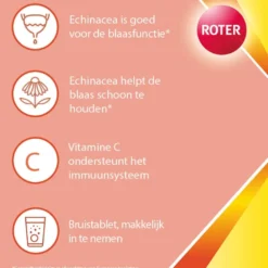 Roter cranberry duopack (20 bruistabletten)