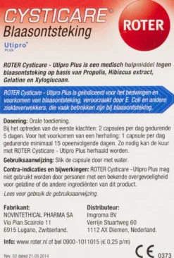 Roter Cysticare (15 capsules)