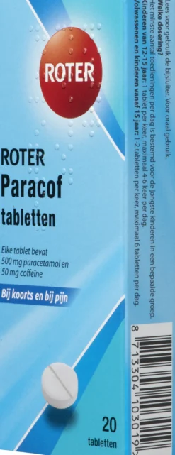 Roter Paracof (20 tabletten)