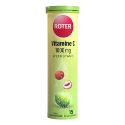 Roter Vitamine C 1000 mg Bruis Limoen (15 bruistabletten)