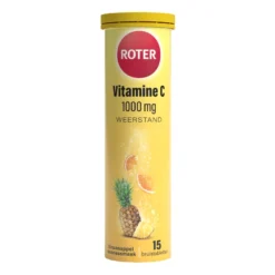 Roter Vitamine C 1000mg Sinaasappel-Ananas bruistabletten (15 tabletten)