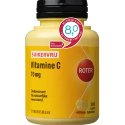 Roter Vitamine C 70 mg suikervrij (300 kauwtabletten)