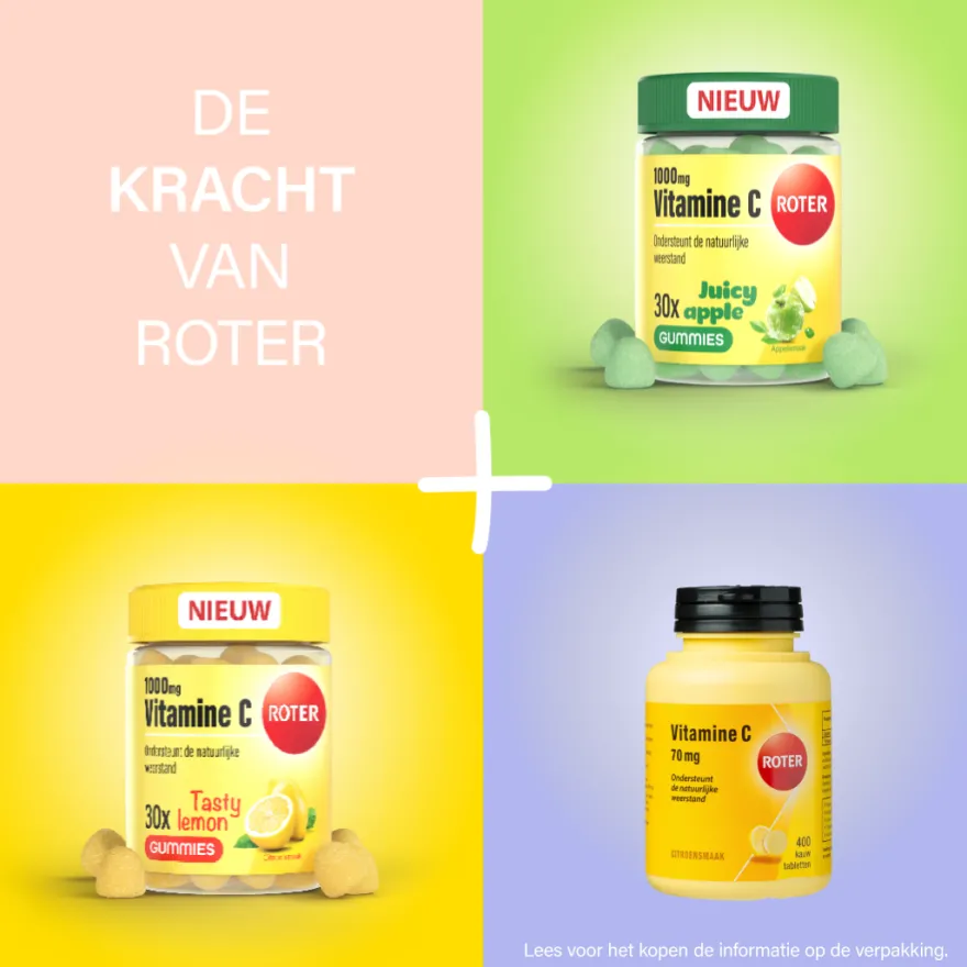 Roter Vitamine C 1000mg Tasty Lemon (30 gummies)
