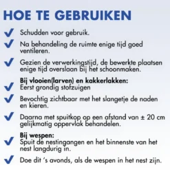 Roxasect Spuitbus tegen kruipende insecten/wespen (400 ml)