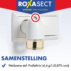 Roxasect Stekker tegen muggen op basis van prallethrin (1 stuk)